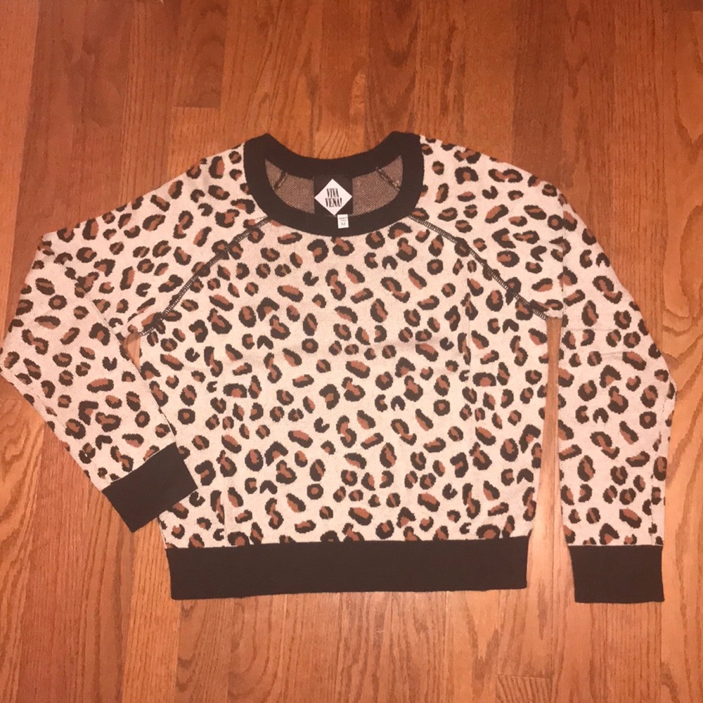 Cheetah print sweater